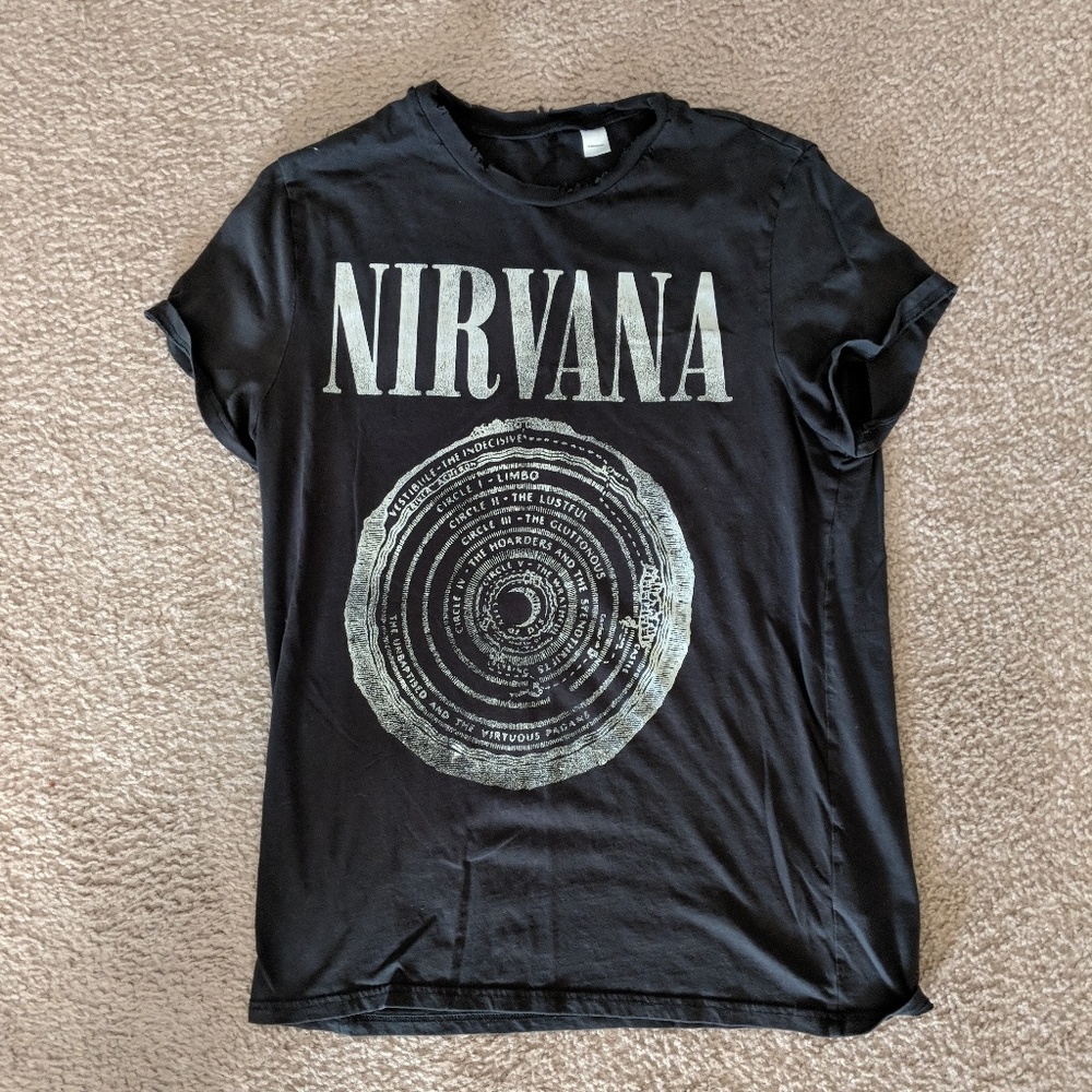 Nirvana 7 circles of hell shirt
